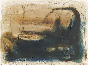 Raffaele Rossi - Gemengde techniek op papier, Zonder titel - Ingelijst kopen? Bied vanaf 1!