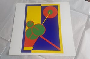 Lou Loeber - Lou Loeber - Geranium - Zeefdruk kopen? Bied vanaf 1!