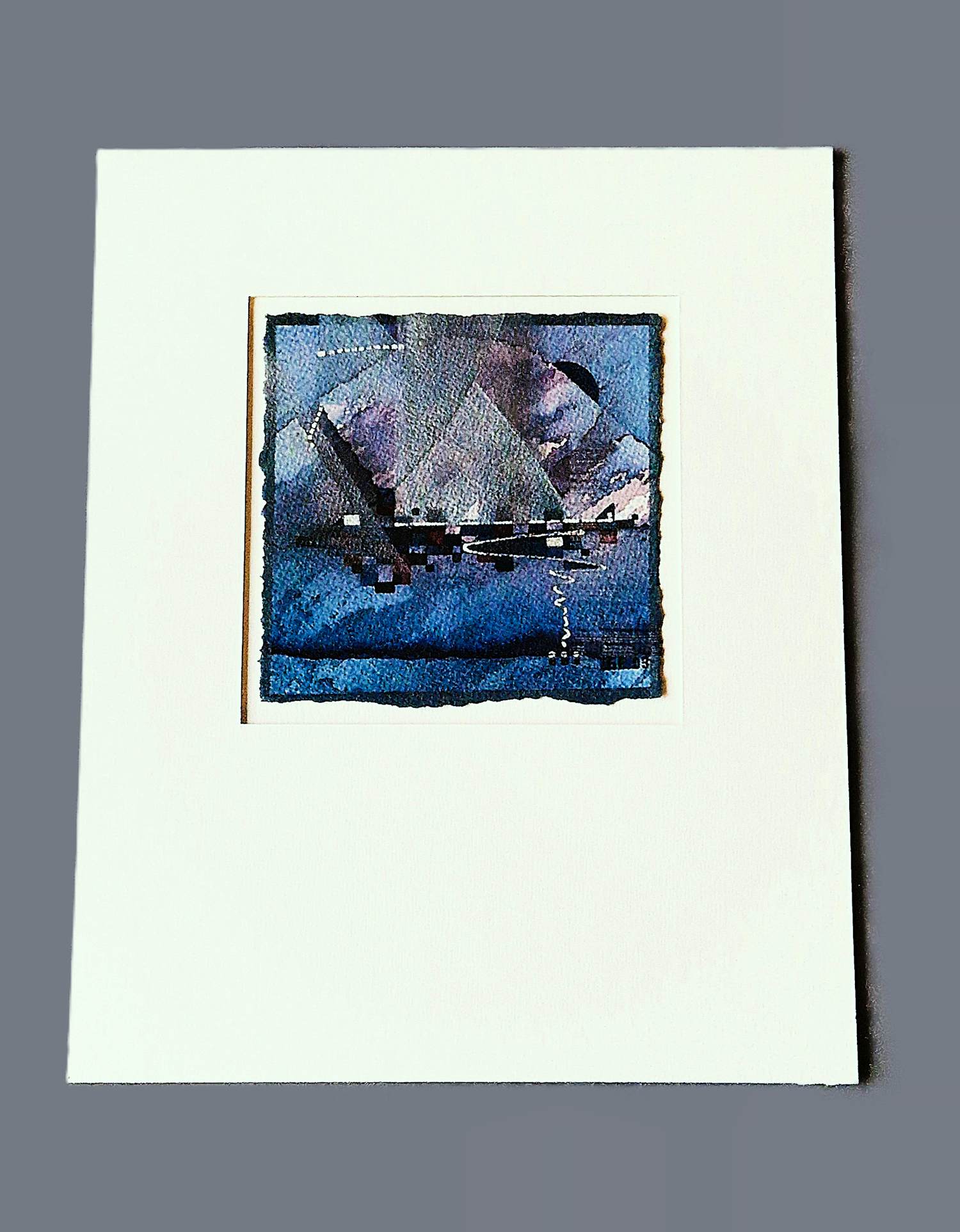 Bart Filet - in 2003 gemaakte gemengde techniek (aquarel, inkt, zilververf) abstract - gesign kopen? Bied vanaf 30!