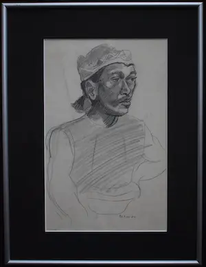 Hubert Bekman - Portret van een Javaanse man kopen? Bied vanaf 30!