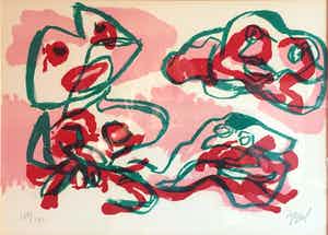 Karel Appel - Personnage verkocht voor € 450!