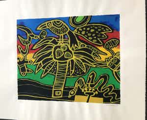 Corneille - Steendruk Corneille 1992 verkocht voor € 250!