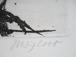 Max Uhlig - Ets "Kop Miles Davis" MET BOEK! kopen? Bied vanaf 135!