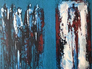 Mattie Schilders - Ochtendwandeling, zeefdruk (Groot) kopen? Bied vanaf 1!