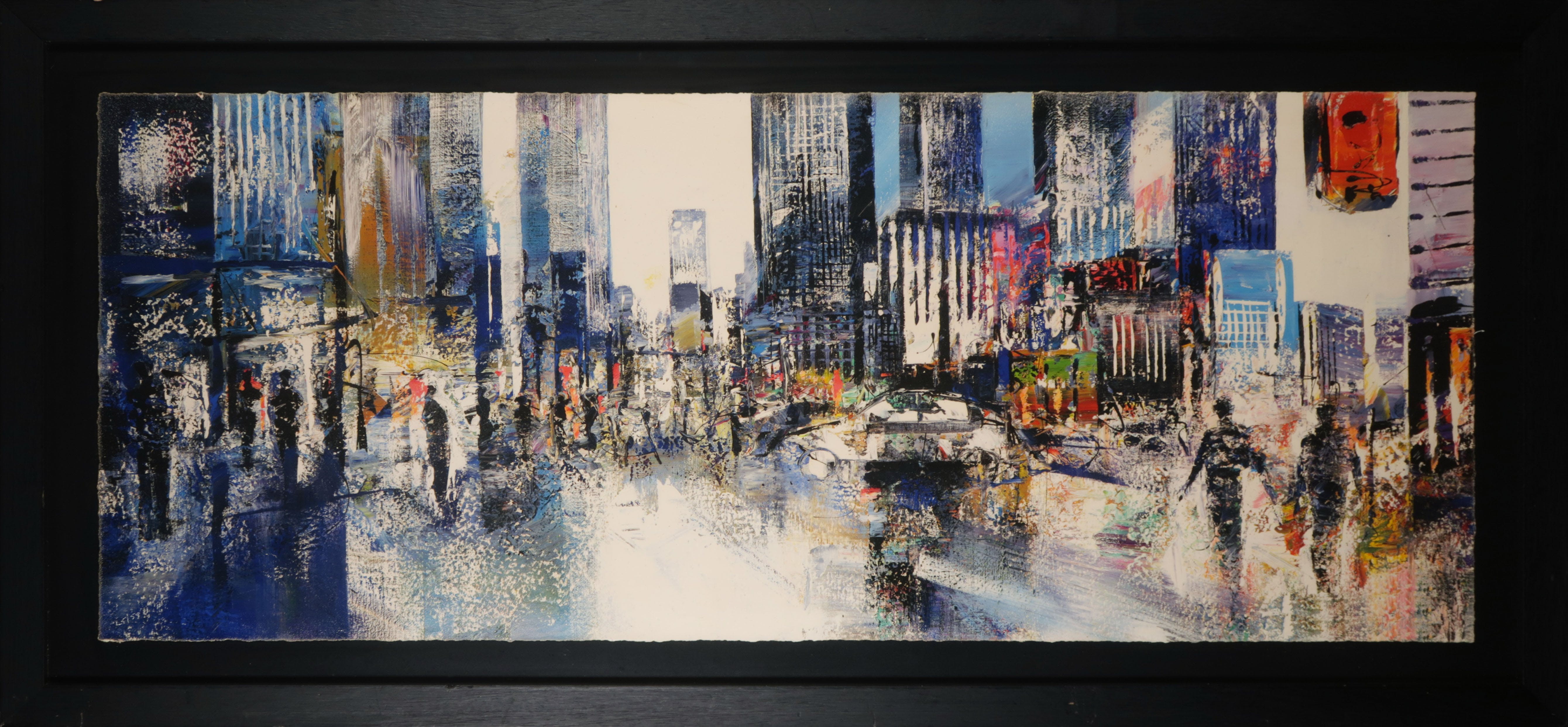 Peter Meijer - Zeefdruk, Manhattan Clinton Avenue - Ingelijst (Groot) kopen? Bied vanaf 80!