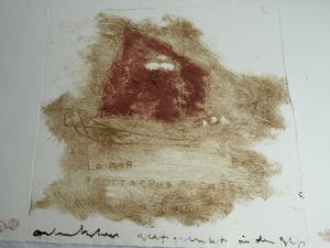 Anton Heyboer - Ets , Zeilschip “La mar”– 48 x 49½ cm – ca. 1985 kopen? Bied vanaf 100!