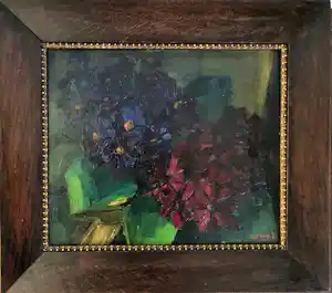 Cephas Stauthamer - "Bloemen in Kubistische vormgeving" verkocht voor € 150!