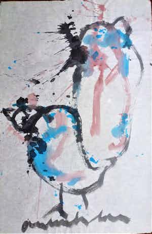 Anton Heyboer - De oer vogel verkocht voor € 150!