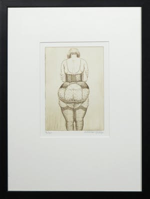 Herman Gordijn - Ets, Zonder titel - Ingelijst kopen? Bied vanaf 100!