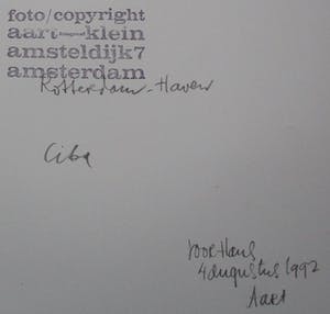 Aart Klein - Foto: Rotterdam-Haven - 1992 kopen? Bied vanaf 295!