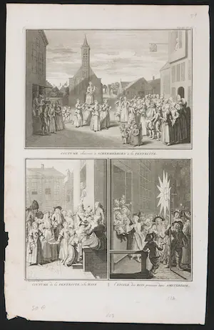 Bernard Picart - Kopergravure, Pinksterfeesten kopen? Bied vanaf 35!