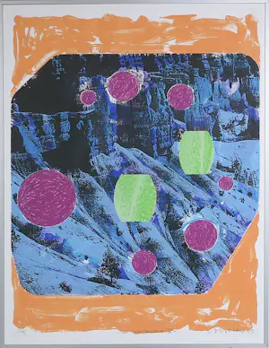 Jelis van Dolderen - Zeefdruk op papier, La Montanara IV t/m VI - Ingelijst kopen? Bied vanaf 80!