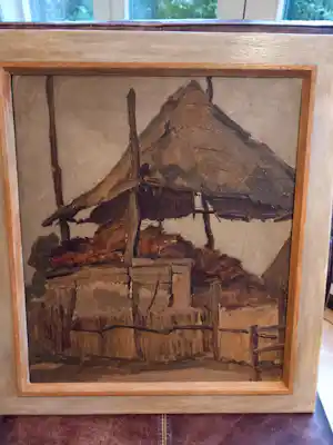 Koos Stikvoort - hooiberg KOOS STIKVOORT verkocht voor € 75!