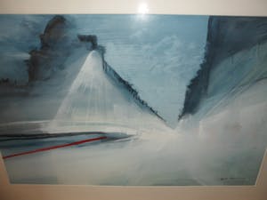 Bert Bruijn - Prachtig werk van Bert Bruijn: Gouache (groot), gesigneerd '1988'. kopen? Bied vanaf 40!