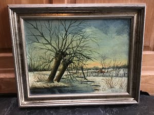 Marinus van der Sangen - Witerwilgen aan de waterkant. kopen? Bied vanaf 1!