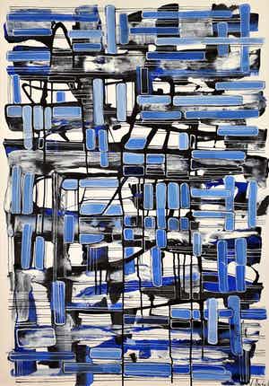 Natia Antadze - "Komposition Verbindung " verkocht voor € 120!