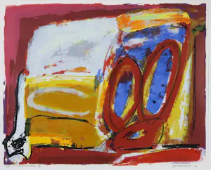 Siebrand Weitenberg - Zeefdruk op papier, A dream to wake up - Ingelijst kopen? Bied vanaf 35!