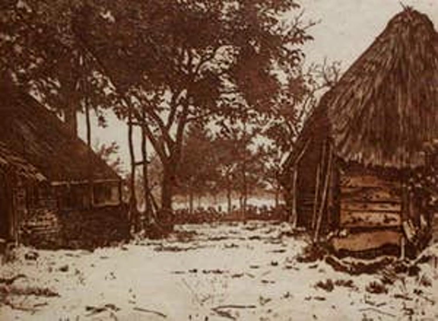 Willem Witsen - Ets - 1892 verkocht voor € 150!