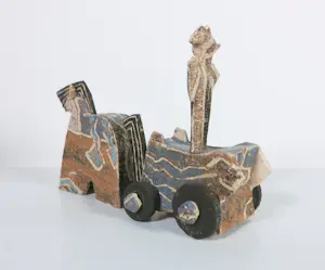 Antoinette Lanser - Keramiek, Koets met Koningspaar kopen? Bied vanaf 100!