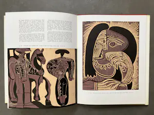 Pablo Picasso - Homage to Picasso - met kleurenlitho en 7 linosnedes kopen? Bied vanaf 125!