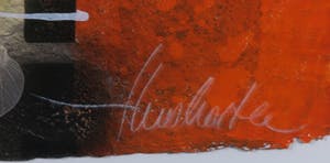 Theo Koster - Zeefdruk, Indiaprent - Ingelijst kopen? Bied vanaf 1!