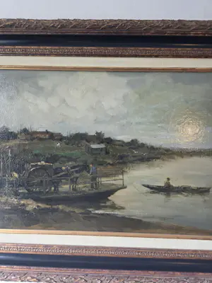 Willem G.F. Jansen - Stevensweert pondje bij hoge oever kopen? Bied vanaf 1000!