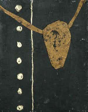 Rudy Lanjouw - Gemengde techniek op doek, How to get there verkocht voor € 150!