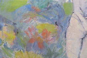 Franscz Witte - Olieverf op doek, Mijmeringen, op eigen benen gaan staan - Ingelijst (Groot) kopen? Bied vanaf 10!