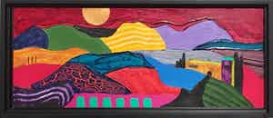 Ronald Boonacker - Italiaans landschap II | Ingelijst verkocht voor € 1!