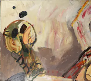 Anton Martineau - Olieverf op board, Zonder titel - Ingelijst kopen? Bied vanaf 1!