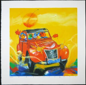 Ad Verstijnen - Zeefdruk, Citroën 2CV kopen? Bied vanaf 35!