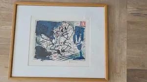 Pierre Alechinsky - Paris, Arrondissement 13 - ingelijste litho - 1983 - oplage 99 kopen? Bied vanaf 600!