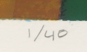 Maria Megens - Zeefdruk, Zonder titel - Ingelijst kopen? Bied vanaf 100!