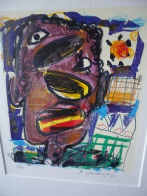 Kees Salentijn - Zeefdruk, titel, "Boy". kopen? Bied vanaf 60!