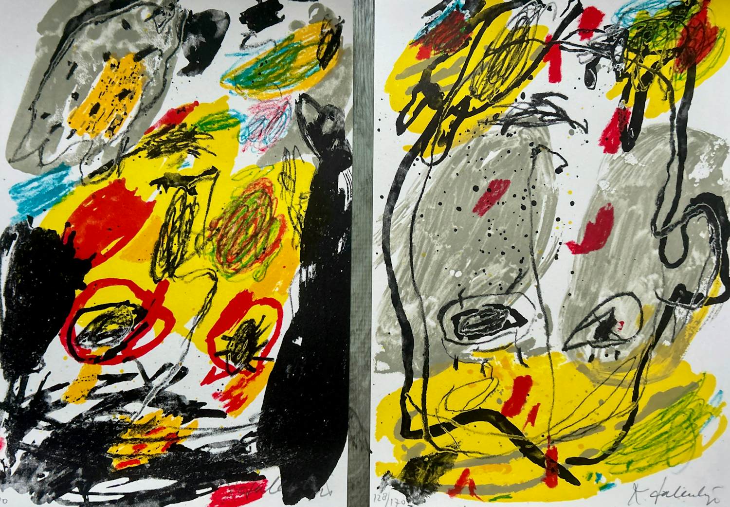 Kees Salentijn - 2x zeefdruk Kees Salentijn kopen? Bied vanaf 38!