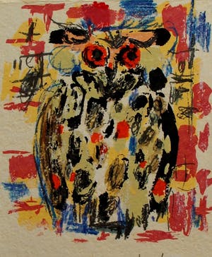 Kees Salentijn - Litho: Uil kopen? Bied vanaf 55!