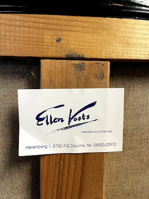 Ellen Voets - schilderij met dassen kopen? Bied vanaf 25!