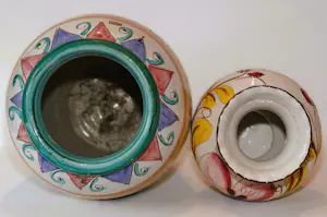 ARS Artigiana Deruta - set van 2 Italiaanse vazen | Perugia 40 cm en Catagirone 26 cm kopen? Bied vanaf 33!