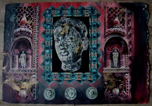 Gerti Bierenbroodspot - grote zeefdruk: Gandhara - 2004 kopen? Bied vanaf 125!