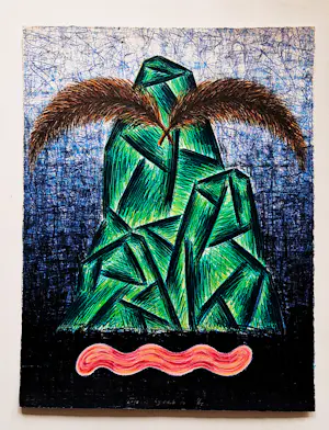 Herman Geerdink - Grote handegekleurde lithografie - 1963 - zeer kleine oplage (25) kopen? Bied vanaf 42!