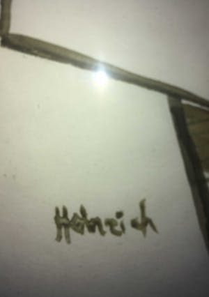 Niet of onleesbaar gesigneerd - henrich kopen? Bied vanaf 10!