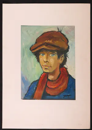 Jan Beaufort - Olieverf op doek, Portret van een jongen kopen? Bied vanaf 1!