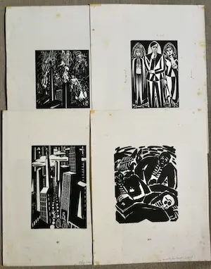 Frans Masereel - 15 houtsneden kopen? Bied vanaf 1!