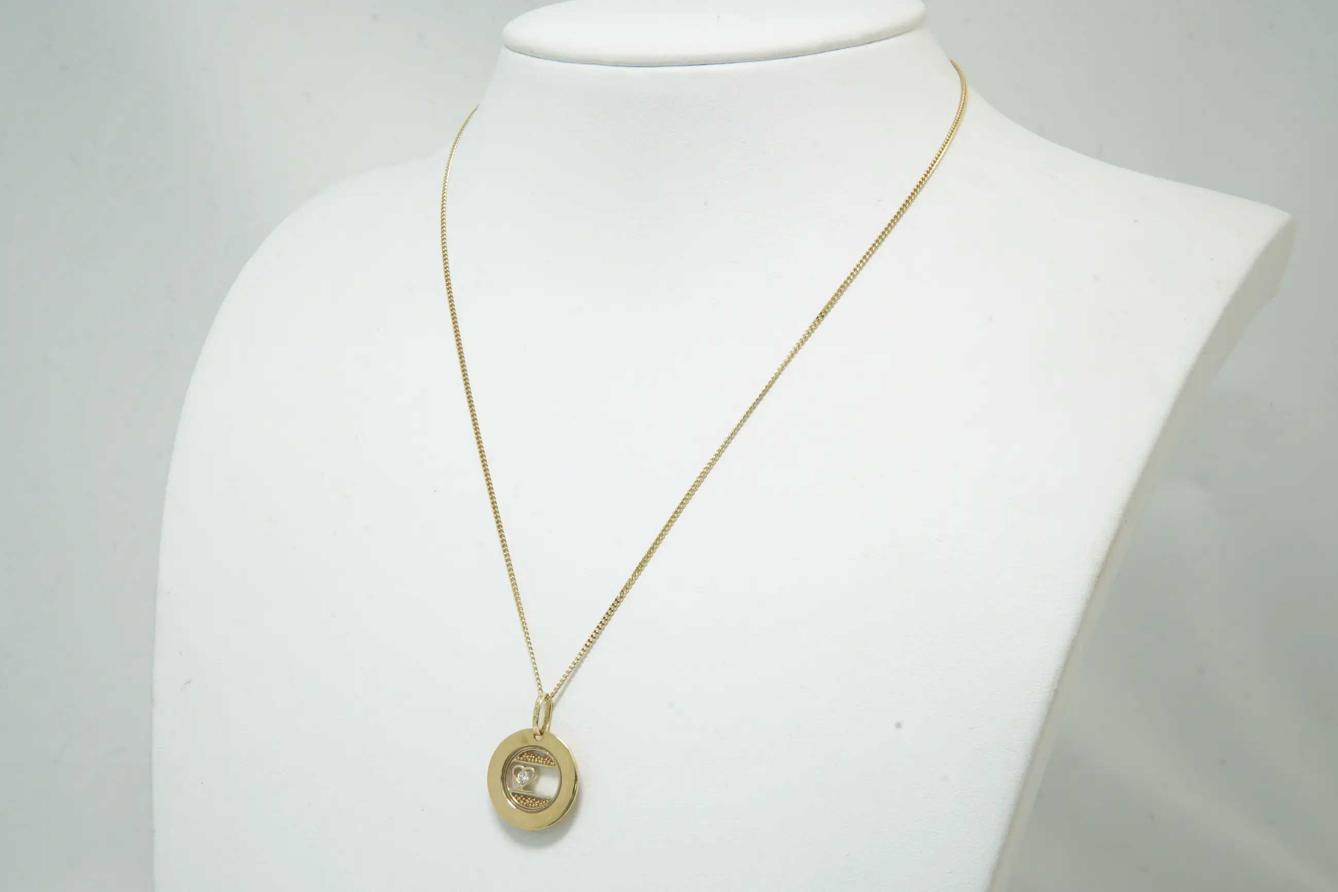 Bernard Sylvain Paris ゴールドチャーム 63- Excl. 18Krt goud en diamant 