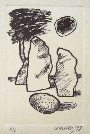 Corneille - Strand - Zee en rotsen kopen? Bied vanaf 60!