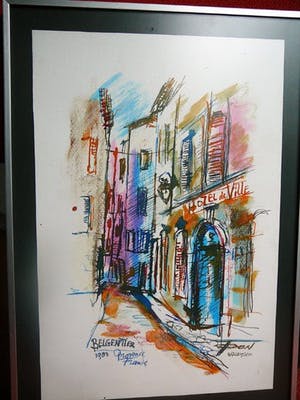 Toon Willemsen - Belgentier Provence 1983 -inkttekening- kopen? Bied vanaf 15!