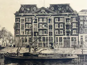 Willem Witsen - West-Indisch Huis - mooie en originele ets kopen? Bied vanaf 200!