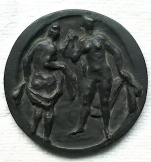 AcheterEd van Teeseling - Bronzen penning n.a.v. de uitvinding van de Anticonceptie – 1960 – Ø 10½ cm.? Enchérissez de 1!