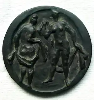 Ed van Teeseling - Bronzen penning n.a.v. de uitvinding van de Anticonceptie – 1960 – Ø 10½ cm. verkauft für € 15!