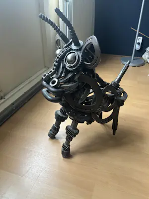 Wim Cerneus - Imposante Ijzere Stier kopen? Bied vanaf 545!